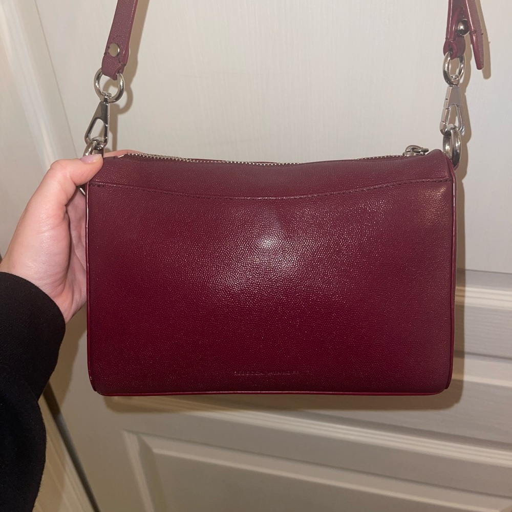 Rebecca Minkoff Leather Shoulder Bag in Red - Picture 6 of 9